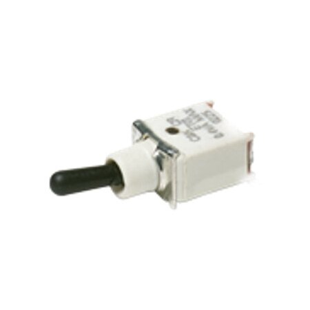 C&K Components Toggle Switch, Spdt, Latched, 3A, 28Vdc, Solder Terminal, Toggle Actuator, Through Hole-Right Angle ET01LD1AGE